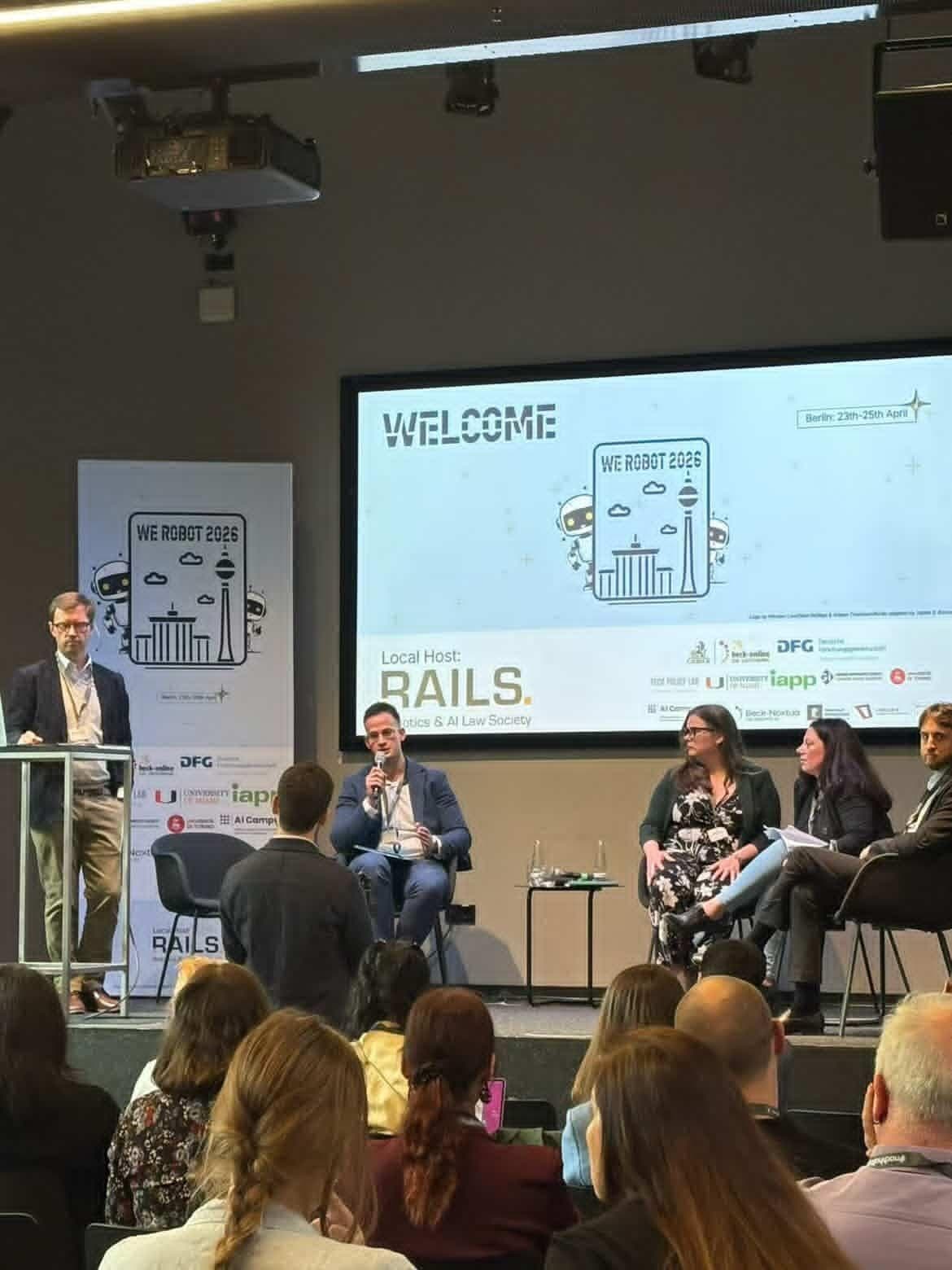 Janko Munjić at WeRobot 2026 in Berlin
